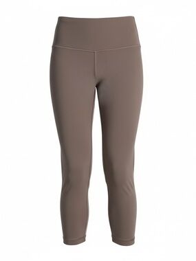 Lululemon Wunder Train High-Rise Tight 25” Size 4 Taupe/Brown Everlux